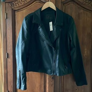 NWT BLANK NYC ANTHROPOLOGIE FAUX LEATHER JACKET SIZE XL